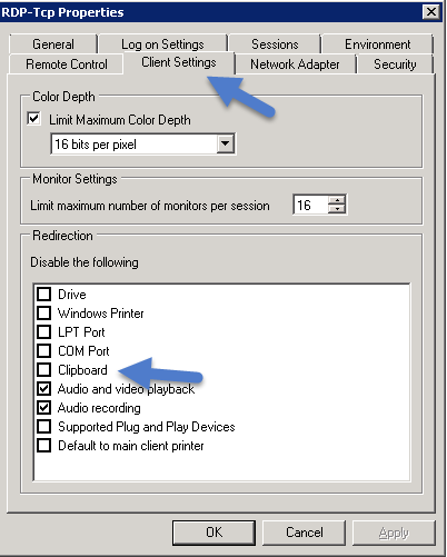 >How to fix the copy paste feature on a Windows VPS